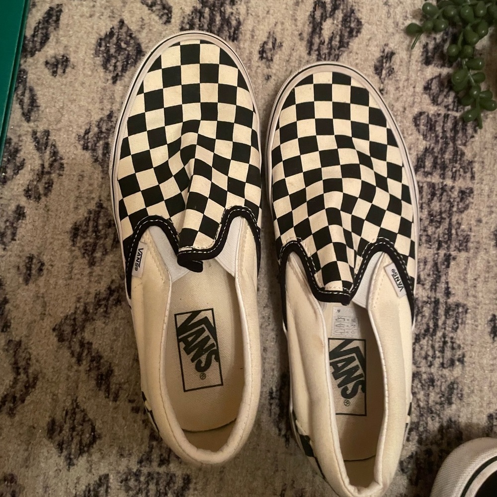 Checkered Vans